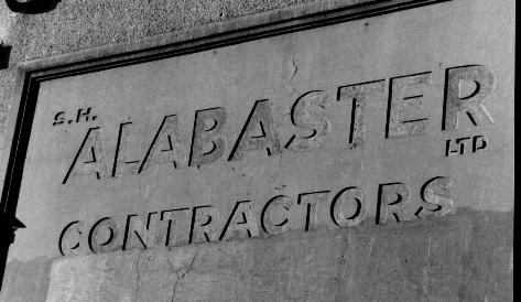 S.H.Alabaster sign, Welling, Kent