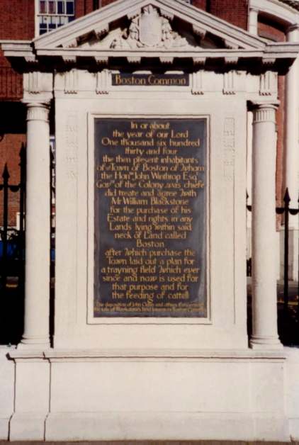 Boston Common memorial